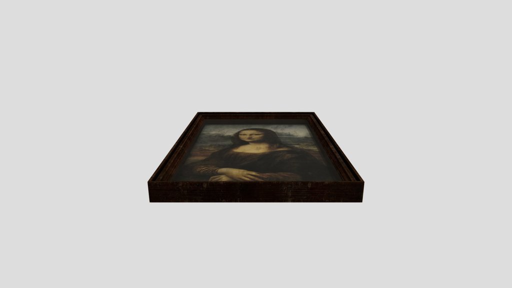 Vintage Mona Lisa Frame
