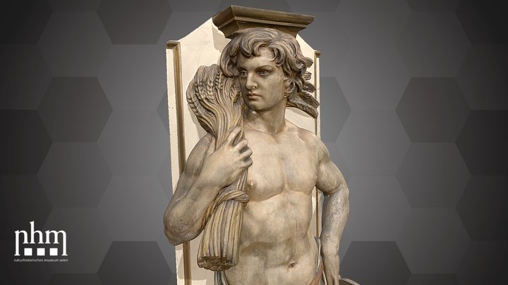 Male figure embodying "Earth" – Kostenloses 3D-Modell STL