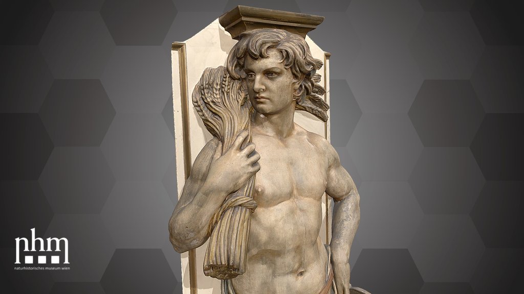 Male figure embodying "Earth"