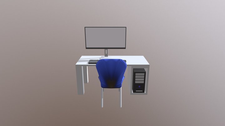PC Setup 3D Model