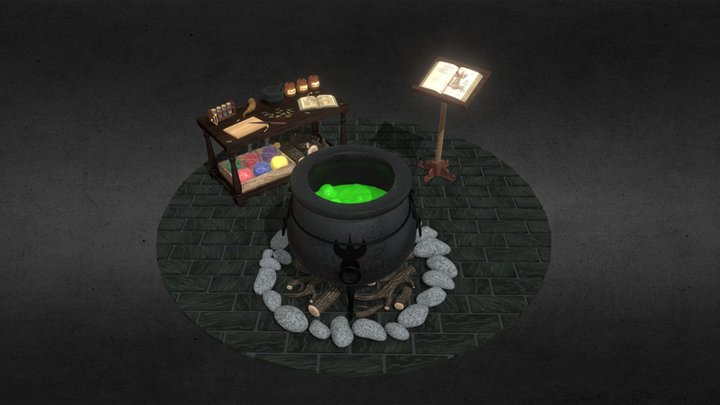 The Witch Room 3D Model