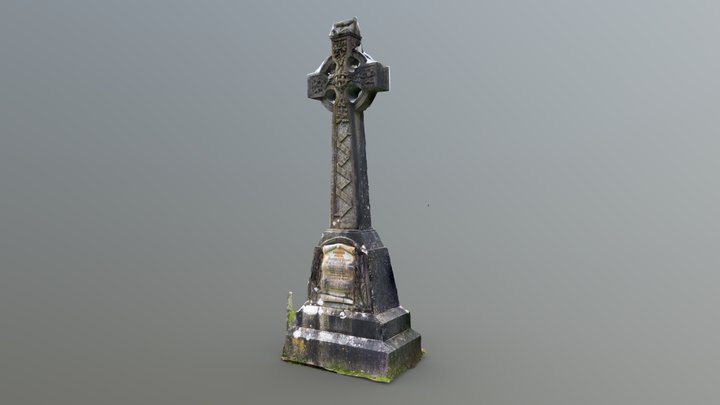 Beatiful Celtic Cross in Glendalough, Ireland – Modello 3D gratuito STL