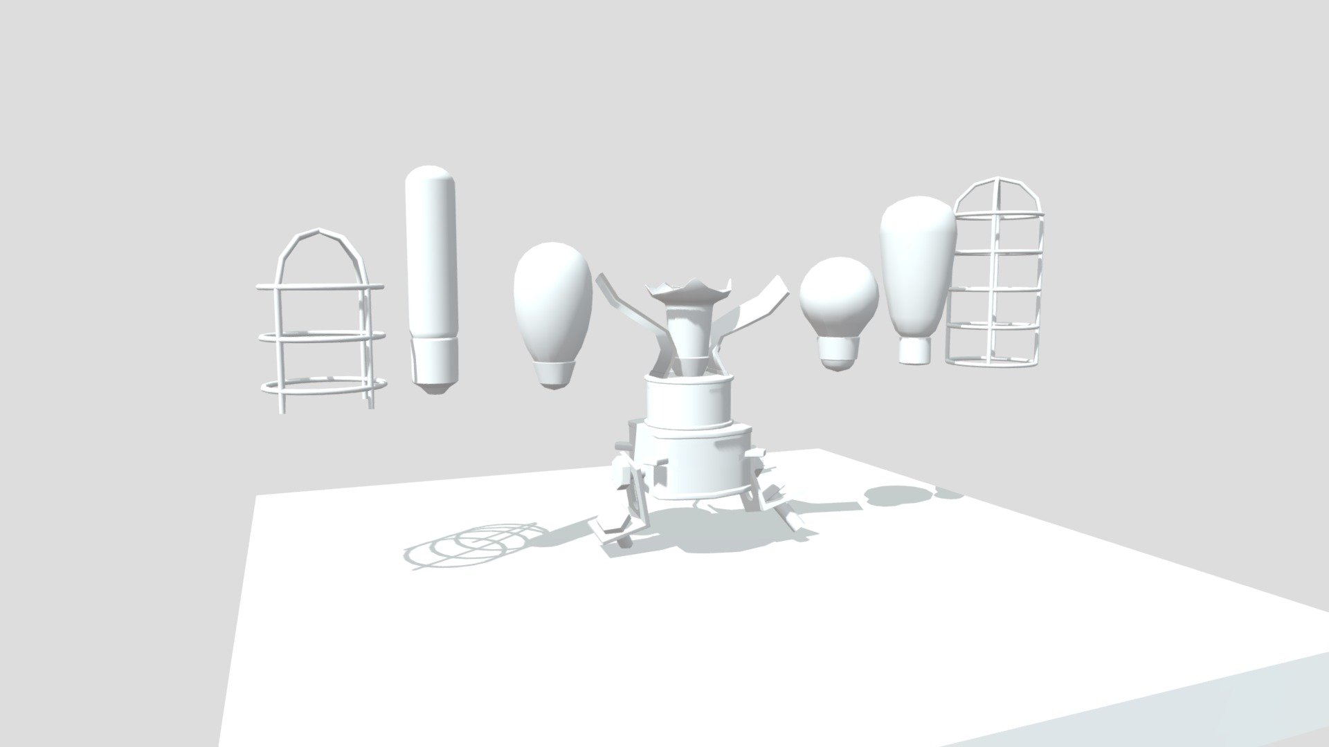 Lightbulb Robot Variations