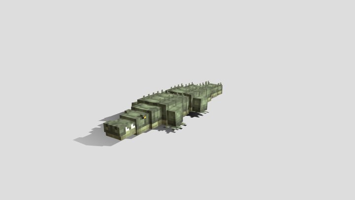 Crocodile - Minecraft animal #BlockBench 3D Model