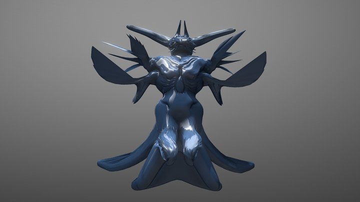 Alien Queen 3D Model