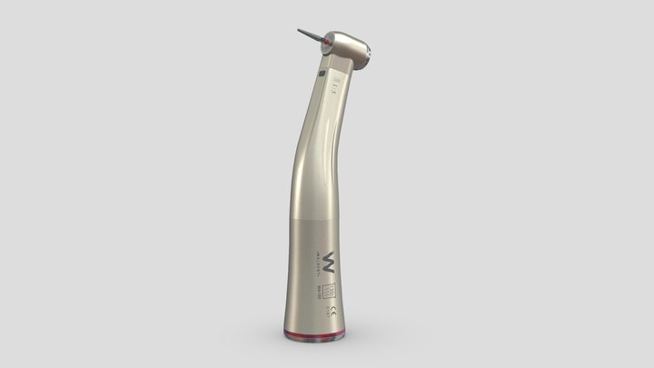 Waldent 1:5  Push-Button Contra Angle Handpiece 3D Model