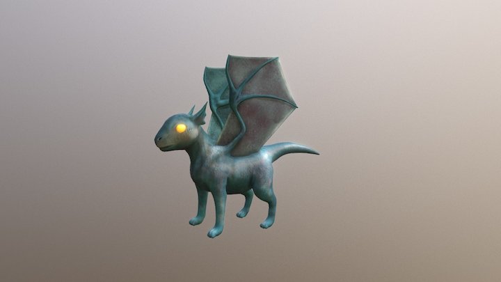 Baby Dragon 3D Model