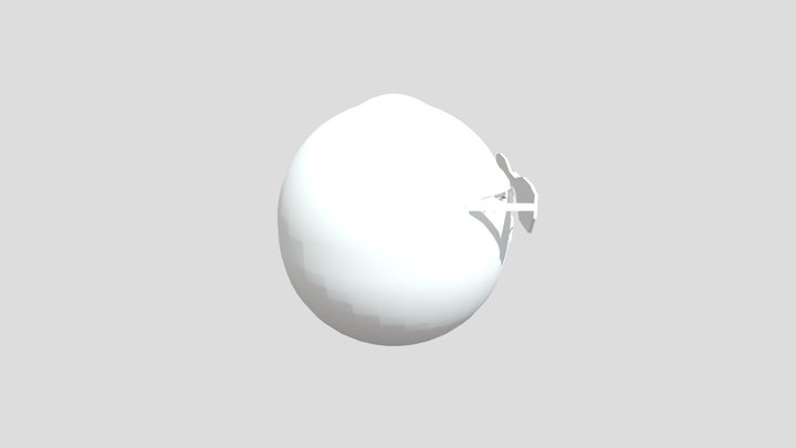 Lemon Head Textureless 3D Model