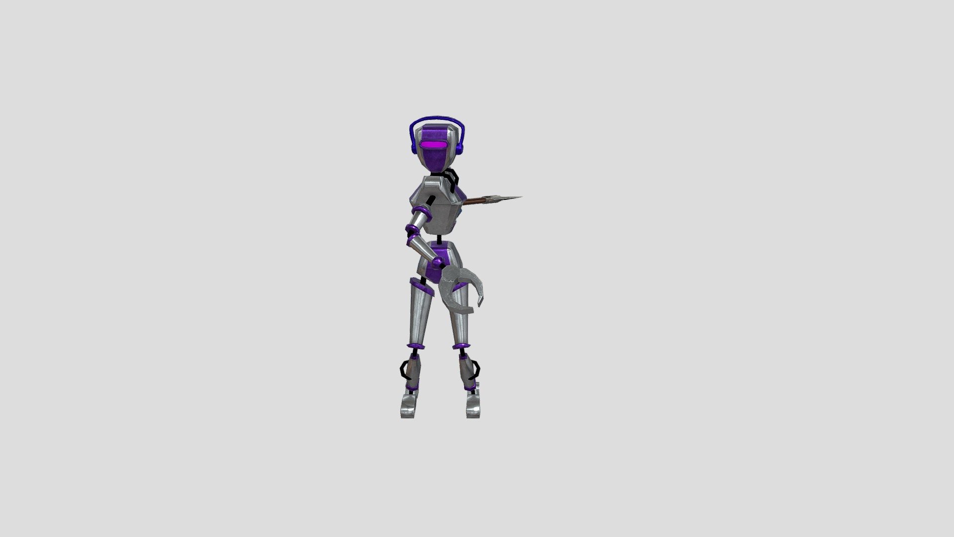 anim_robot1 logging_loop - 3D model by Ruslan Mali (@ruslan_mali ...