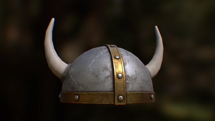 Viking Helmet 3D Model