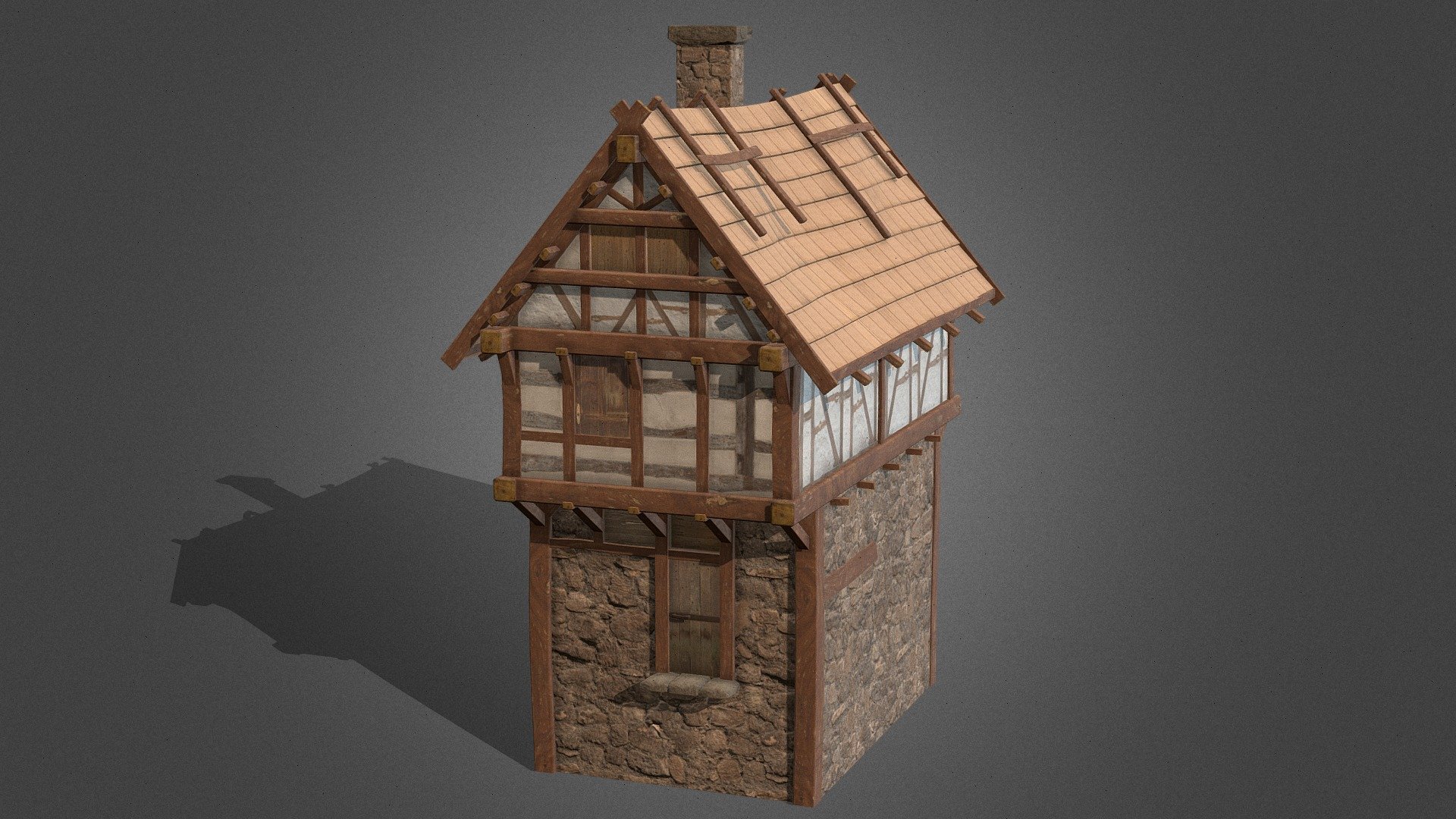 LOW-POLY MedievalHouse - Download Free 3D model by IlasStore [0740582 ...