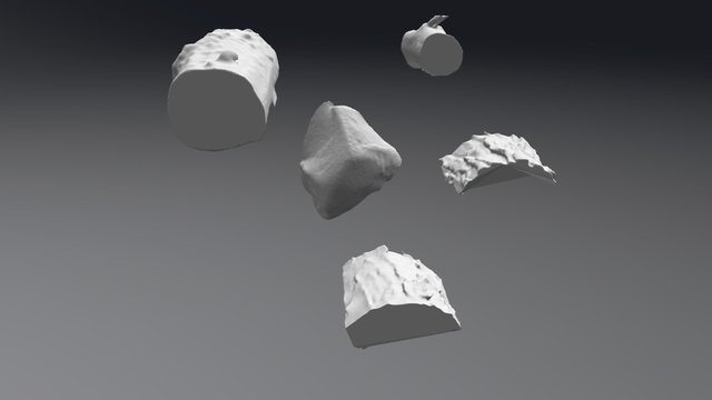 adirondack_trees_rocks 3D Model
