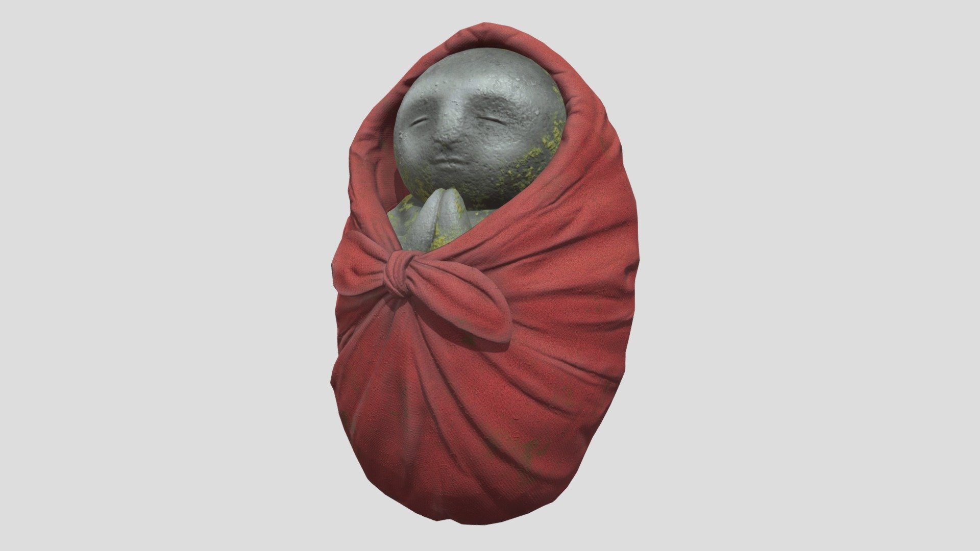 Bundled Jizo Statue Buy Royalty Free 3D model by luxe3dworld [074127a