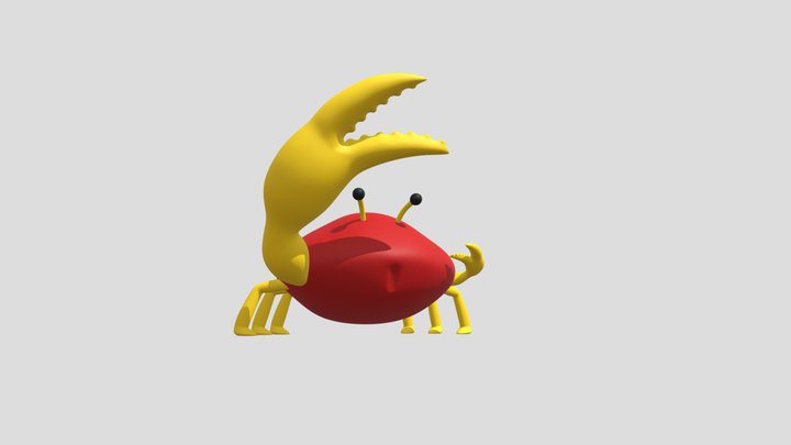 螃蟹 3D Model