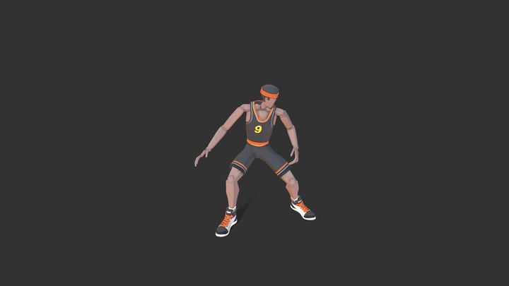 [Basketball8] Run and Move 1 3D Model
