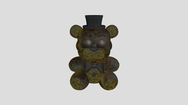 Golden Freddy 3D Model