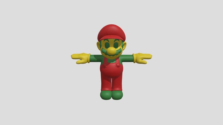 mario-obj 3D Model