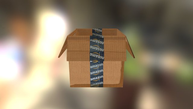 Tarnished Amazon Box 3D Model