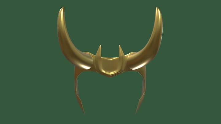 Loki's Horns 3D Model