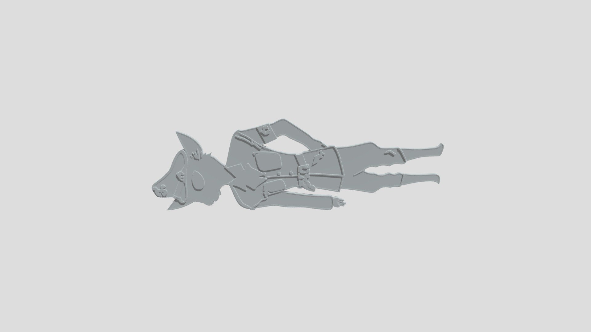 Cat in Nazi Officer Uniform — Sketchfab embed 3D viewer