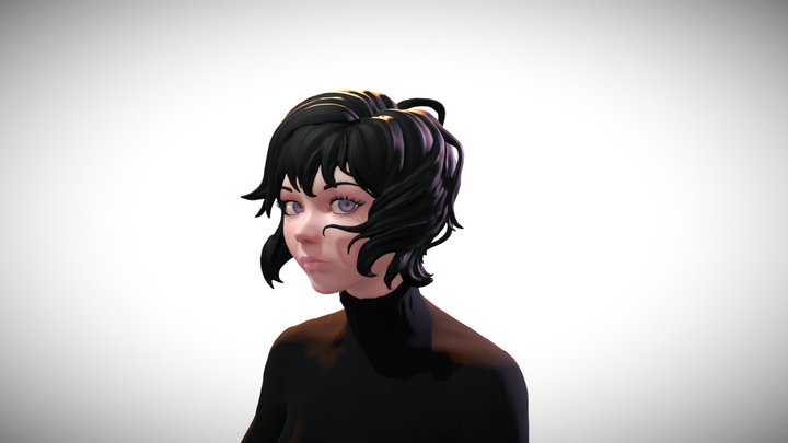 A girl 3D Model