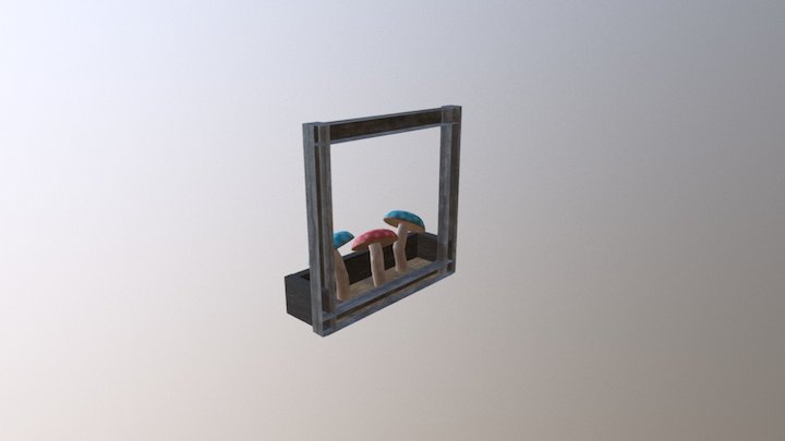 Window Small With Box 3D Model