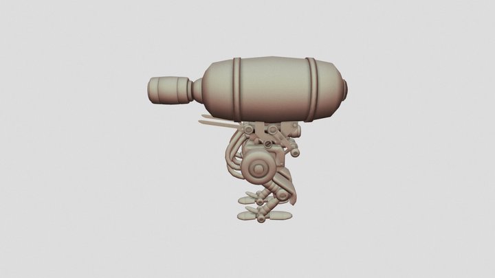 Walking bot (Modeling exercise) 3D Model