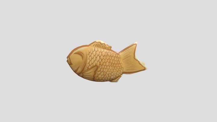 Free Taiyaki 3Dモデル たい焼き 3D Model