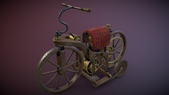 Rat Bike Finished 3D Model