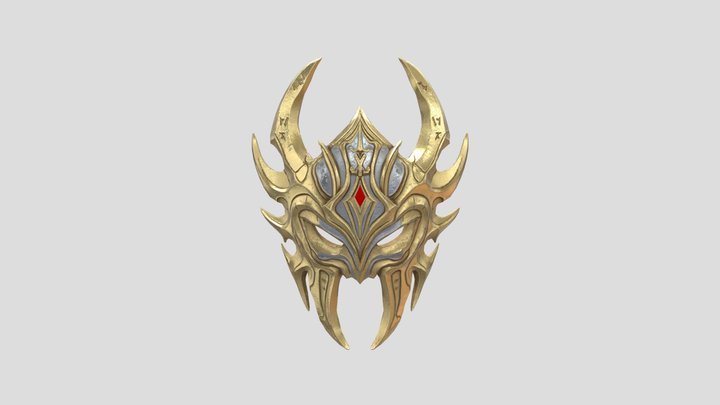 Mask001_lowpoly 3D Model