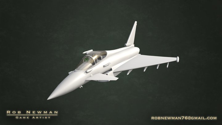 Typhoon Game Prop (Game Resolution) 3D Model