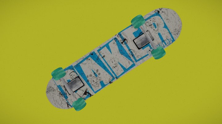 Skate 3D Model