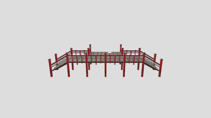 Rising Bridge 3D Model
