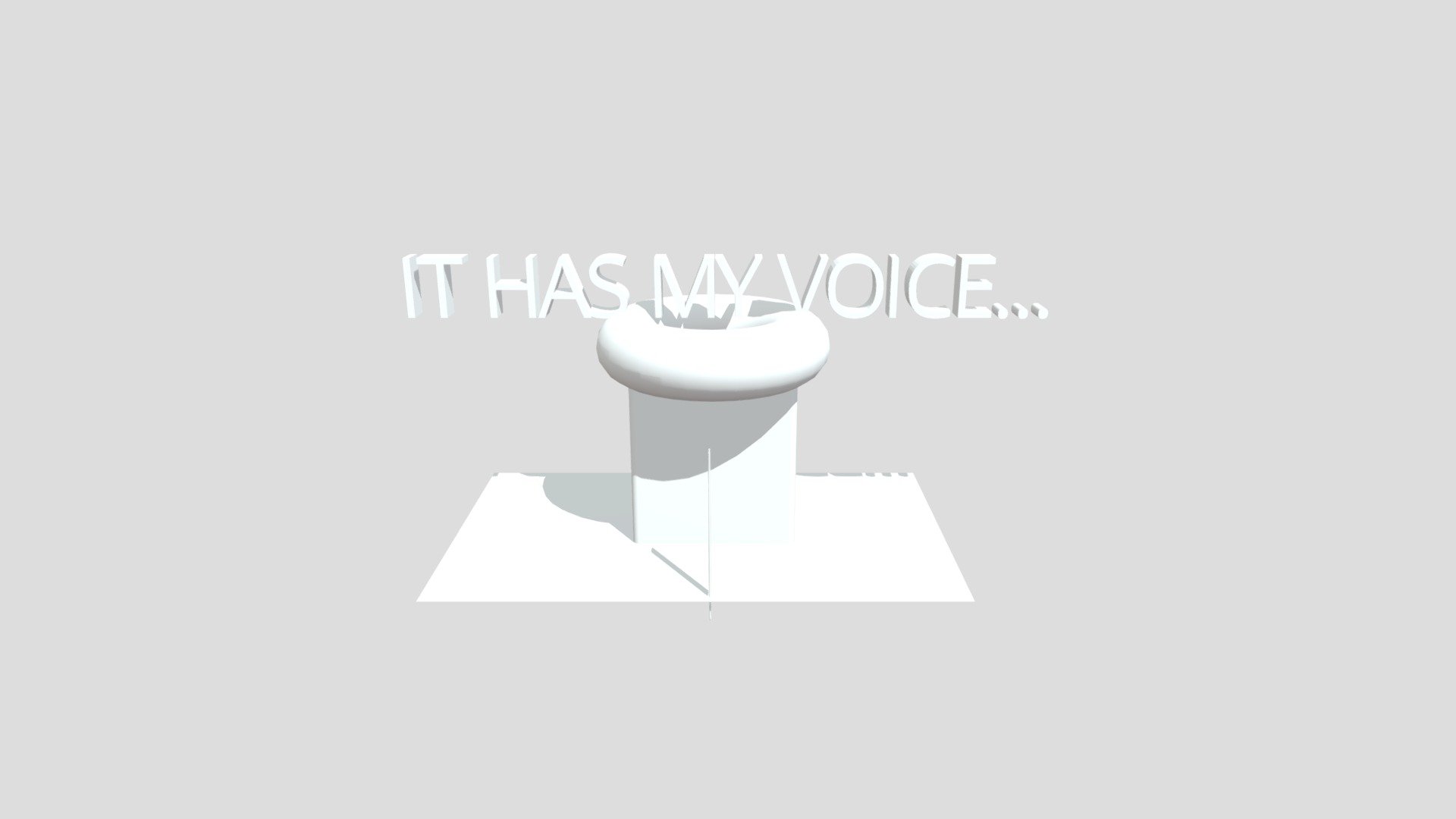 It Has My Voice... Concept