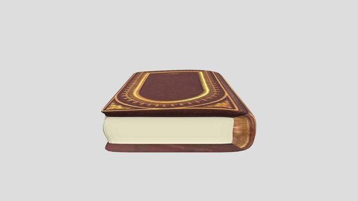 Old Book 3D Model