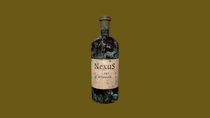Wine Bottle - V1 3D Model