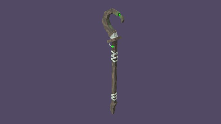 The magic staff 3D Model