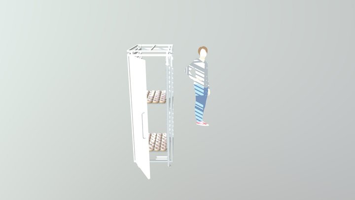 Maquina Leudo Estructura 3D Model