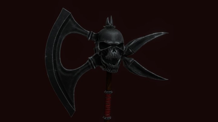 Battle Axe 3D Model