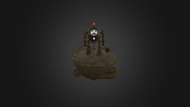 Retro-Robot (Firebot) 3D Model