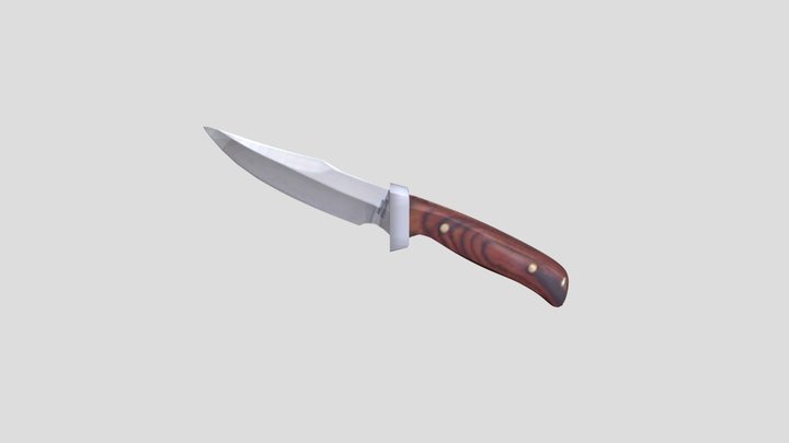 Hunting Knife 3D Model