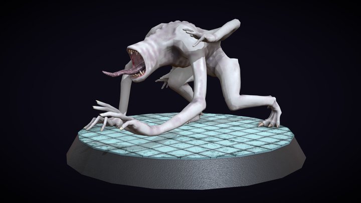 Low-poly monster 3D Model