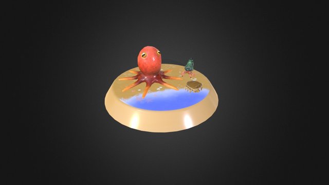 Sea Creatures 3D Model