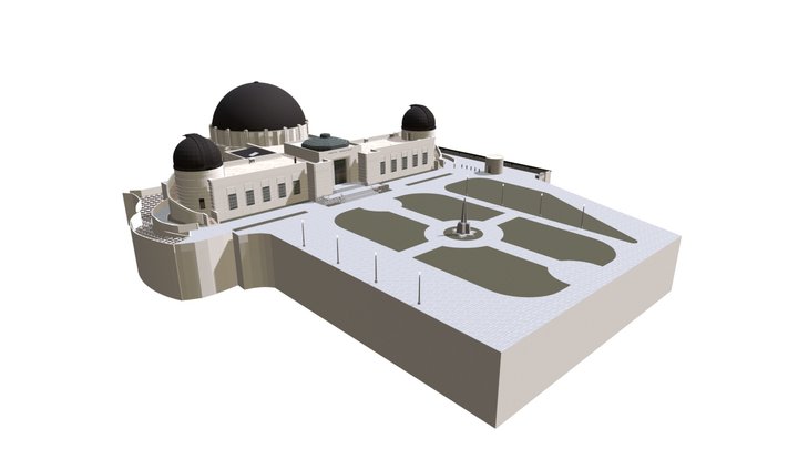Griffith Observatory 3D Model