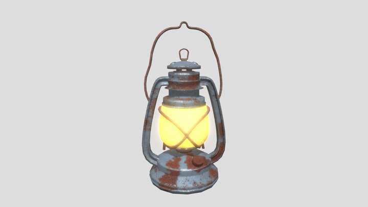 Rusty Gaslamp