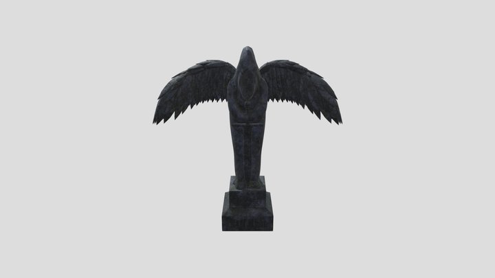 Angel Statue 3D Model