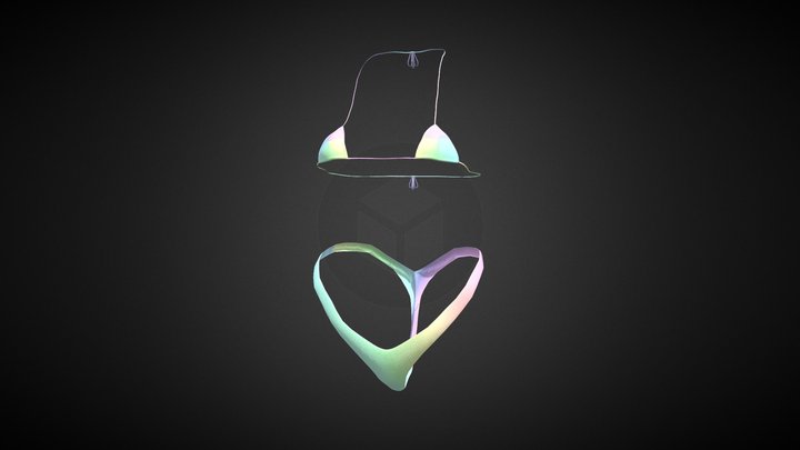 Bikini01 – Kostenloses 3D-Modell STL