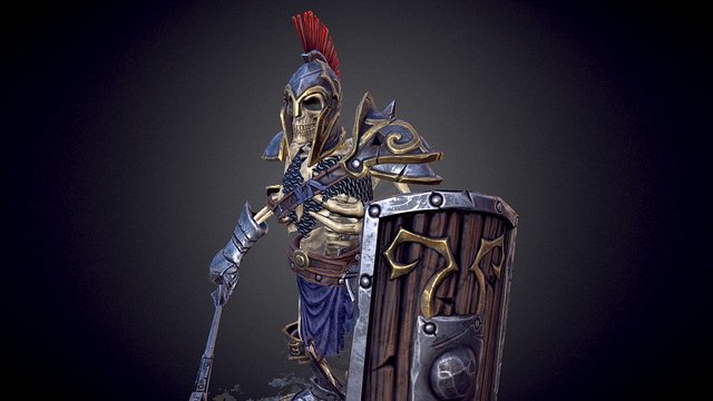 Trine 3 Skeleton 3D Model