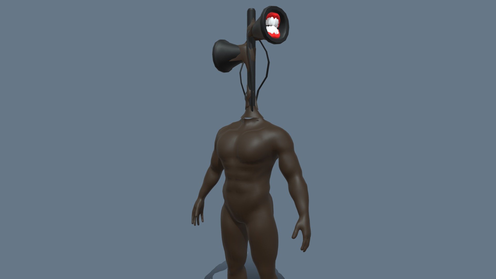 Bodybuilder Siren Head