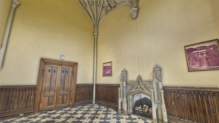 Margam Castle - Entrance Hall 3D Model